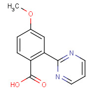 1293285-88-7 4-methoxy-2-pyrimidin-2-ylbenzoic acid chemical structure