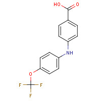 617245-21-3 4-[4-(trifluoromethoxy)anilino]benzoic acid chemical structure