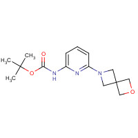 1303588-59-1 tert-butyl N-[6-(2-oxa-6-azaspiro[3.3]heptan-6-yl)pyridin-2-yl]carbamate chemical structure