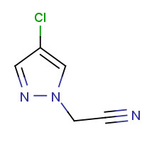 113336-23-5 2-(4-chloropyrazol-1-yl)acetonitrile chemical structure