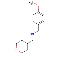 1240388-64-0 N-[(4-methoxyphenyl)methyl]-1-(oxan-4-yl)methanamine chemical structure