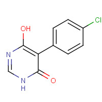 3979-80-4 5-(4-chlorophenyl)-4-hydroxy-1H-pyrimidin-6-one chemical structure