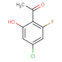 1110663-22-3 1-(4-chloro-2-fluoro-6-hydroxyphenyl)ethanone chemical structure