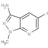 766515-35-9 5-iodo-1-methylpyrazolo[3,4-b]pyridin-3-amine chemical structure
