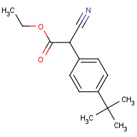 400882-48-6 ethyl 2-(4-tert-butylphenyl)-2-cyanoacetate chemical structure