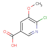 915107-39-0 6-chloro-5-methoxypyridine-3-carboxylic acid chemical structure