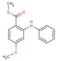 21971-23-3 methyl 2-anilino-4-methoxybenzoate chemical structure