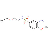 1154558-36-7 3-amino-N-(2-ethoxyethyl)-4-methoxybenzenesulfonamide chemical structure