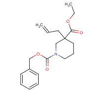 1363166-44-2 1-O-benzyl 3-O-ethyl 3-prop-2-enylpiperidine-1,3-dicarboxylate chemical structure