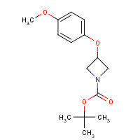 1332300-99-8 tert-butyl 3-(4-methoxyphenoxy)azetidine-1-carboxylate chemical structure