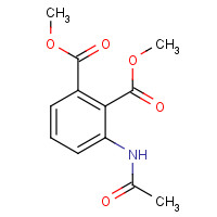 52659-18-4 dimethyl 3-acetamidobenzene-1,2-dicarboxylate chemical structure