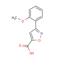 885273-84-7 3-(2-methoxyphenyl)-1,2-oxazole-5-carboxylic acid chemical structure