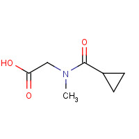 926213-98-1 2-[cyclopropanecarbonyl(methyl)amino]acetic acid chemical structure