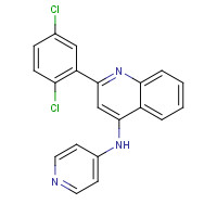 1303557-08-5 2-(2,5-dichlorophenyl)-N-pyridin-4-ylquinolin-4-amine chemical structure