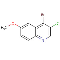 426842-71-9 4-bromo-3-chloro-6-methoxyquinoline chemical structure