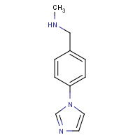 179873-45-1 1-(4-imidazol-1-ylphenyl)-N-methylmethanamine chemical structure
