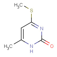 16710-11-5 6-methyl-4-methylsulfanyl-1H-pyrimidin-2-one chemical structure