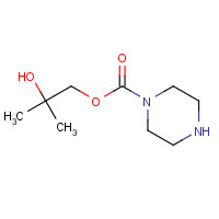 71649-29-1 (2-hydroxy-2-methylpropyl) piperazine-1-carboxylate chemical structure