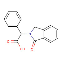 101004-95-9 2-(3-oxo-1H-isoindol-2-yl)-2-phenylacetic acid chemical structure