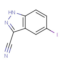 885278-27-3 5-iodo-1H-indazole-3-carbonitrile chemical structure