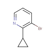 944718-27-8 3-bromo-2-cyclopropylpyridine chemical structure