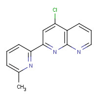 1323919-44-3 4-chloro-2-(6-methylpyridin-2-yl)-1,8-naphthyridine chemical structure