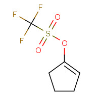 28075-49-2 cyclopenten-1-yl trifluoromethanesulfonate chemical structure