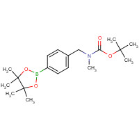 936728-17-5 tert-butyl N-methyl-N-[[4-(4,4,5,5-tetramethyl-1,3,2-dioxaborolan-2-yl)phenyl]methyl]carbamate chemical structure