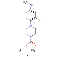 1211581-67-7 tert-butyl 4-[2-fluoro-4-(methylamino)phenyl]piperazine-1-carboxylate chemical structure