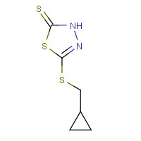 175277-92-6 5-(cyclopropylmethylsulfanyl)-3H-1,3,4-thiadiazole-2-thione chemical structure