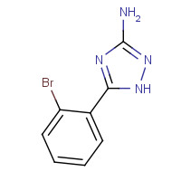 59301-25-6 5-(2-bromophenyl)-1H-1,2,4-triazol-3-amine chemical structure