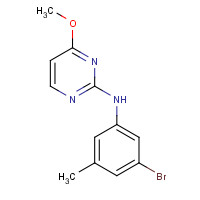 1312535-25-3 N-(3-bromo-5-methylphenyl)-4-methoxypyrimidin-2-amine chemical structure