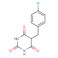 37556-14-2 5-[(4-chlorophenyl)methyl]-1,3-diazinane-2,4,6-trione chemical structure