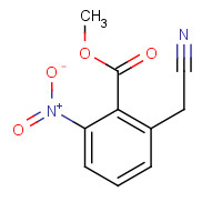 169044-99-9 methyl 2-(cyanomethyl)-6-nitrobenzoate chemical structure