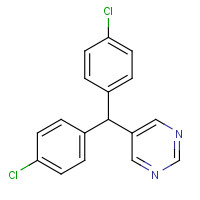 26766-37-0 5-[bis(4-chlorophenyl)methyl]pyrimidine chemical structure