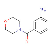 104775-65-7 (3-aminophenyl)-morpholin-4-ylmethanone chemical structure