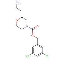 1613513-06-6 (3,5-dichlorophenyl)methyl 2-(2-aminoethyl)morpholine-4-carboxylate chemical structure