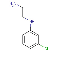 14088-83-6 N'-(3-chlorophenyl)ethane-1,2-diamine chemical structure