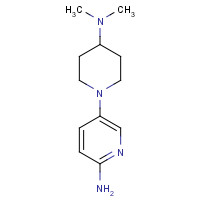1002317-13-6 5-[4-(dimethylamino)piperidin-1-yl]pyridin-2-amine chemical structure