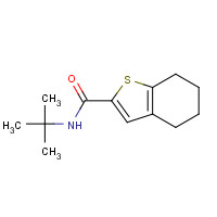 849054-12-2 N-tert-butyl-4,5,6,7-tetrahydro-1-benzothiophene-2-carboxamide chemical structure
