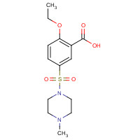 194602-23-8 2-ethoxy-5-(4-methylpiperazin-1-yl)sulfonylbenzoic acid chemical structure