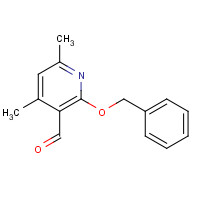 721959-71-3 4,6-dimethyl-2-phenylmethoxypyridine-3-carbaldehyde chemical structure