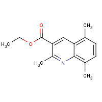 110139-48-5 ethyl 2,5,8-trimethylquinoline-3-carboxylate chemical structure