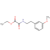 125068-05-5 ethyl 2-[2-(3-methoxyphenyl)ethylamino]-2-oxoacetate chemical structure