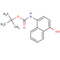 285984-22-7 tert-butyl N-(4-hydroxynaphthalen-1-yl)carbamate chemical structure