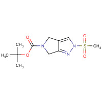1226781-82-3 tert-butyl 2-methylsulfonyl-4,6-dihydropyrrolo[3,4-c]pyrazole-5-carboxylate chemical structure