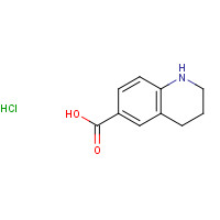 1251923-10-0 1,2,3,4-tetrahydroquinoline-6-carboxylic acid;hydrochloride chemical structure