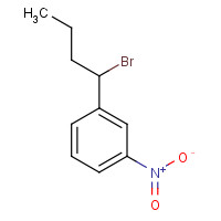 29067-57-0 1-(1-bromobutyl)-3-nitrobenzene chemical structure