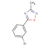 160377-58-2 5-(3-bromophenyl)-3-methyl-1,2,4-oxadiazole chemical structure