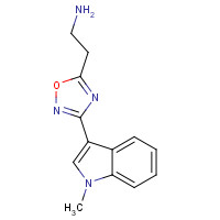 125817-48-3 2-[3-(1-methylindol-3-yl)-1,2,4-oxadiazol-5-yl]ethanamine chemical structure